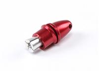 Aluminum Propeller Adapter (Collet Type) 3.17mm Red [017000386-0]